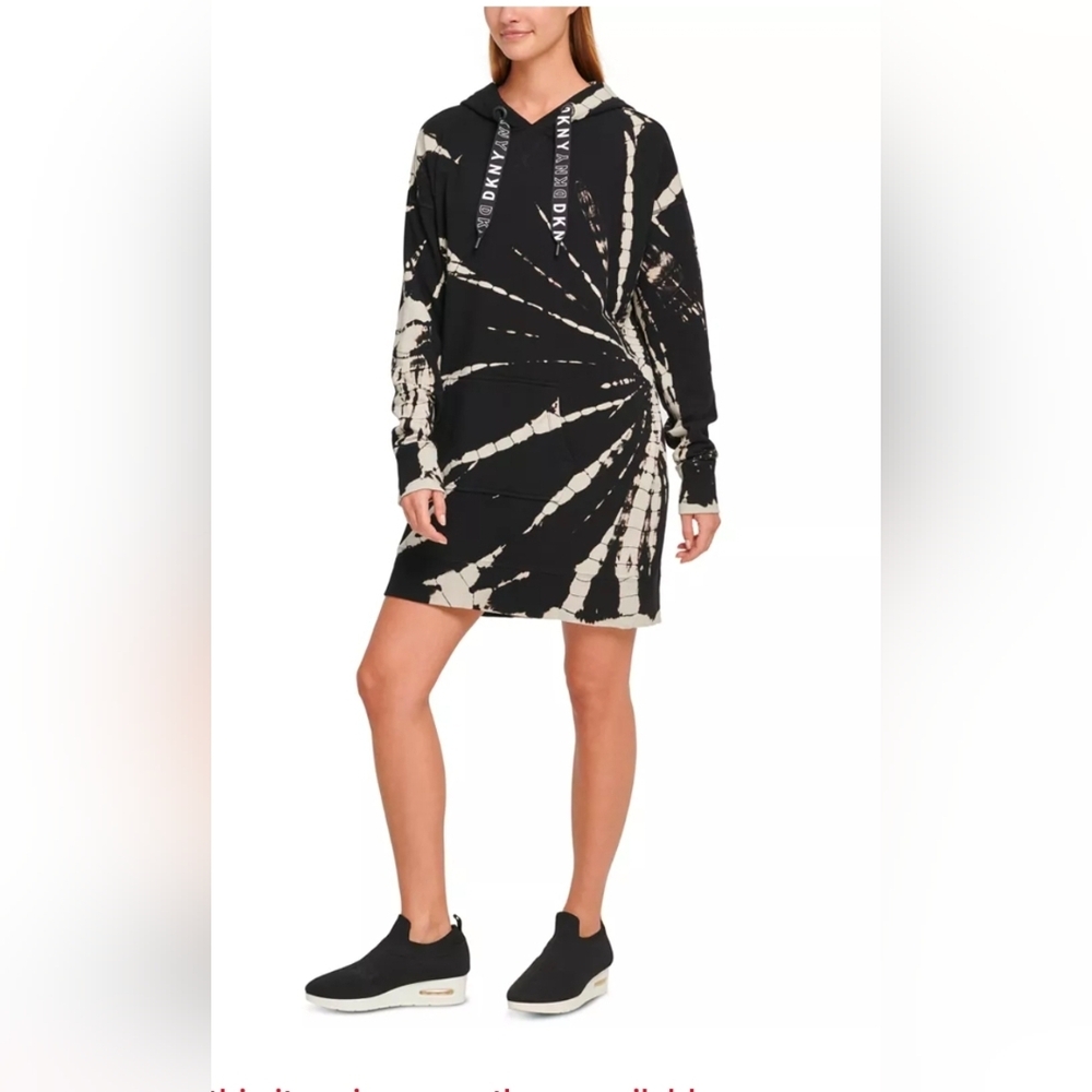 2/$15 DKNY Hooded Sneaker Dress (XS)